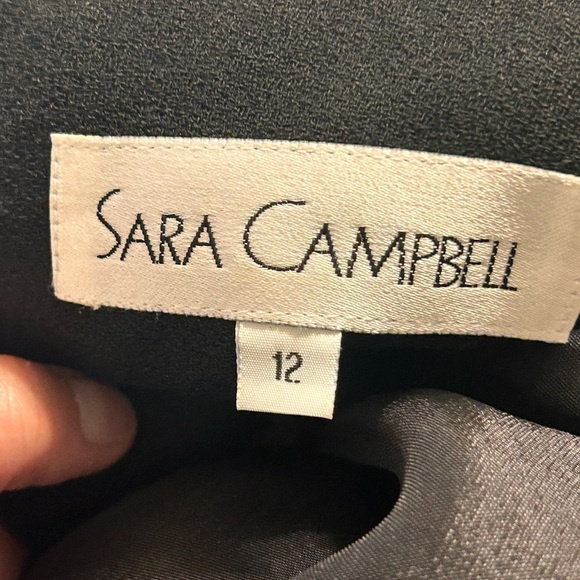 Sara Campbell Long Sleeve 100% Wool Dress. size 12 - Picture 6 of 8